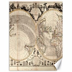 Mapa Mundi - 1774 Canvas 18  X 24  by ConteMonfrey