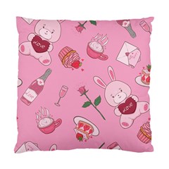 Valentine Pattern Standard Cushion Case (one Side) by designsbymallika