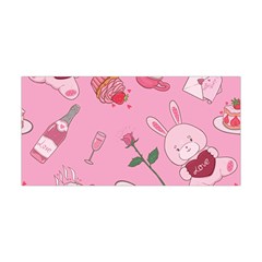 Valentine Pattern Yoga Headband by designsbymallika