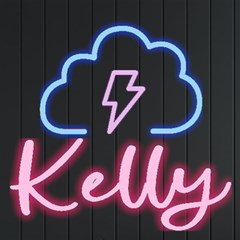 Personalized Cloud Thunder Name - Neon Signs and Lights