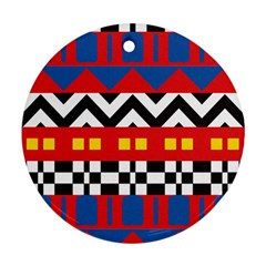 Shapes Rows Ornament (Round)