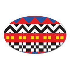 Shapes Rows Oval Magnet