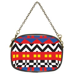 Shapes Rows Chain Purse (Two Sides)