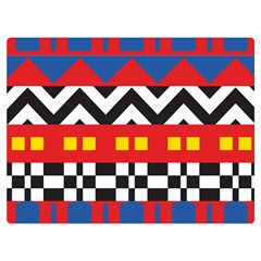 Shapes Rows Premium Plush Fleece Blanket (extra Small)