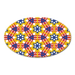 Wavey shapes pattern                                                              Magnet (Oval)