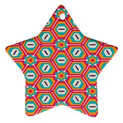 Hexagons and stars pattern                                                                Ornament (Star)