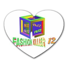 Fashionkiller12 Heart Mousepad by 1212