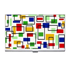 Colorful rectangles                                                                      Business Card Holder