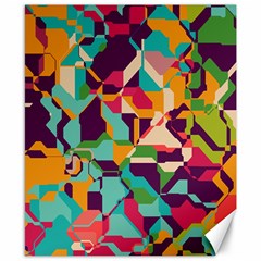 Retro chaos                                                                       Canvas 8  x 10 