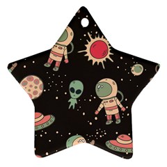 Space Pattern Cartoon Ornament (star)