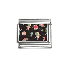 Space Pattern Cartoon Italian Charm (9mm)