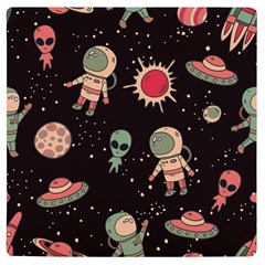 Space Pattern Cartoon Uv Print Square Tile Coaster 