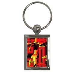 Red Light Ii Key Chain (rectangle) by MRNStudios