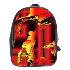 Red Light Ii School Bag (large) by MRNStudios