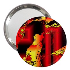 Red Light Ii 3  Handbag Mirrors by MRNStudios