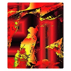 Red Light Ii One Side Premium Plush Fleece Blanket (small) by MRNStudios