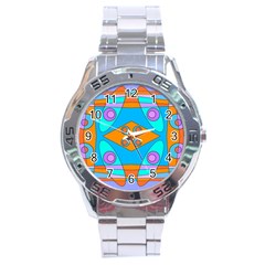 Bohemian Chintz Y Stainless Steel Analogue Watch by Mazipoodles