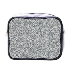 Circle Ornate Motif Random Pattern Mini Toiletries Bag (one Side) by dflcprintsclothing