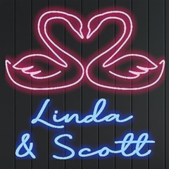 Personalized Couple Swan Name - Neon Signs and Lights