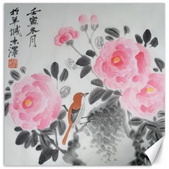 Camellia Multiflora Canvas 12  X 12  by zzlart