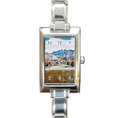 Trentino Alto Adige, Italy. Rectangle Italian Charm Watch