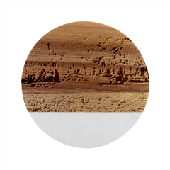 Trentino Alto Adige, Italy. Marble Wood Coaster (Round)