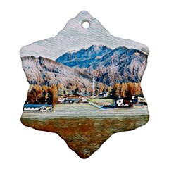 Trentino Alto Adige, Italy  Ornament (snowflake) by ConteMonfrey