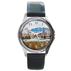 Trentino Alto Adige, Italy  Round Metal Watch by ConteMonfrey