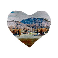 Trentino Alto Adige, Italy  Standard 16  Premium Heart Shape Cushions