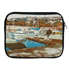 Alone On Gardasee, Italy  Apple Ipad 2/3/4 Zipper Cases by ConteMonfrey