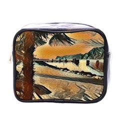 End Of The Day On The Lake Garda, Italy  Mini Toiletries Bag (one Side) by ConteMonfrey