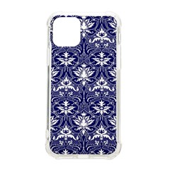 Blue Italian Decorative Ornament Iphone 11 Pro 5 8 Inch Tpu Uv Print Case by ConteMonfrey