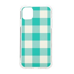 Blue And White Plaids Iphone 11 Tpu Uv Print Case by ConteMonfrey