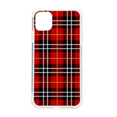 Black, Red And White Traditional Plaids Iphone 11 Tpu Uv Print Case by ConteMonfrey