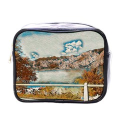 Side way to Lake Garda, Italy. Mini Toiletries Bag (One Side)