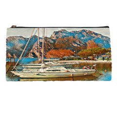 Boats On Lake Garda, Italy  Pencil Case by ConteMonfrey