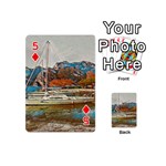 Boats on Lake Garda, Italy. Playing Cards 54 Designs (Mini) Front - Diamond5