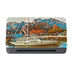 Boats On Lake Garda, Italy  Memory Card Reader With Cf