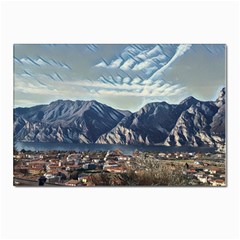 Lake In Italy Postcard 4 x 6  (pkg Of 10) by ConteMonfrey