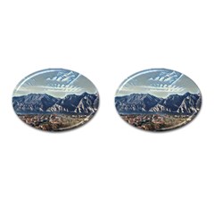 Lake In Italy Cufflinks (oval) by ConteMonfrey