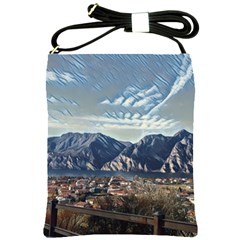 Lake In Italy Shoulder Sling Bag by ConteMonfrey