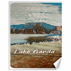 Calm Day On Lake Garda Canvas 12  X 16  by ConteMonfrey