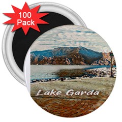 Calm Day On Lake Garda 3  Magnets (100 Pack) by ConteMonfrey