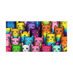 Cats Cat Cute Animal Rainbow Pattern Colorful Yoga Headband