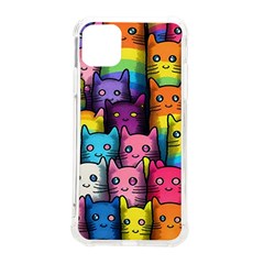 Cats Cat Cute Animal Rainbow Pattern Colorful Iphone 11 Pro Max 6 5 Inch Tpu Uv Print Case