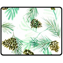 Watercolor Pattern Winter Fleece Blanket (medium) by Jancukart