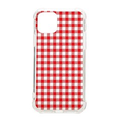 Straight Red White Small Plaids  Iphone 11 Pro 5 8 Inch Tpu Uv Print Case by ConteMonfrey