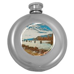 Lake Garda Round Hip Flask (5 Oz) by ConteMonfrey