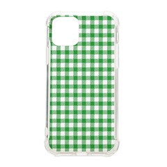 Straight Green White Small Plaids  Iphone 11 Pro 5 8 Inch Tpu Uv Print Case