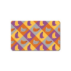 Chickens Pixel Pattern - Version 1b Magnet (name Card) by wagnerps